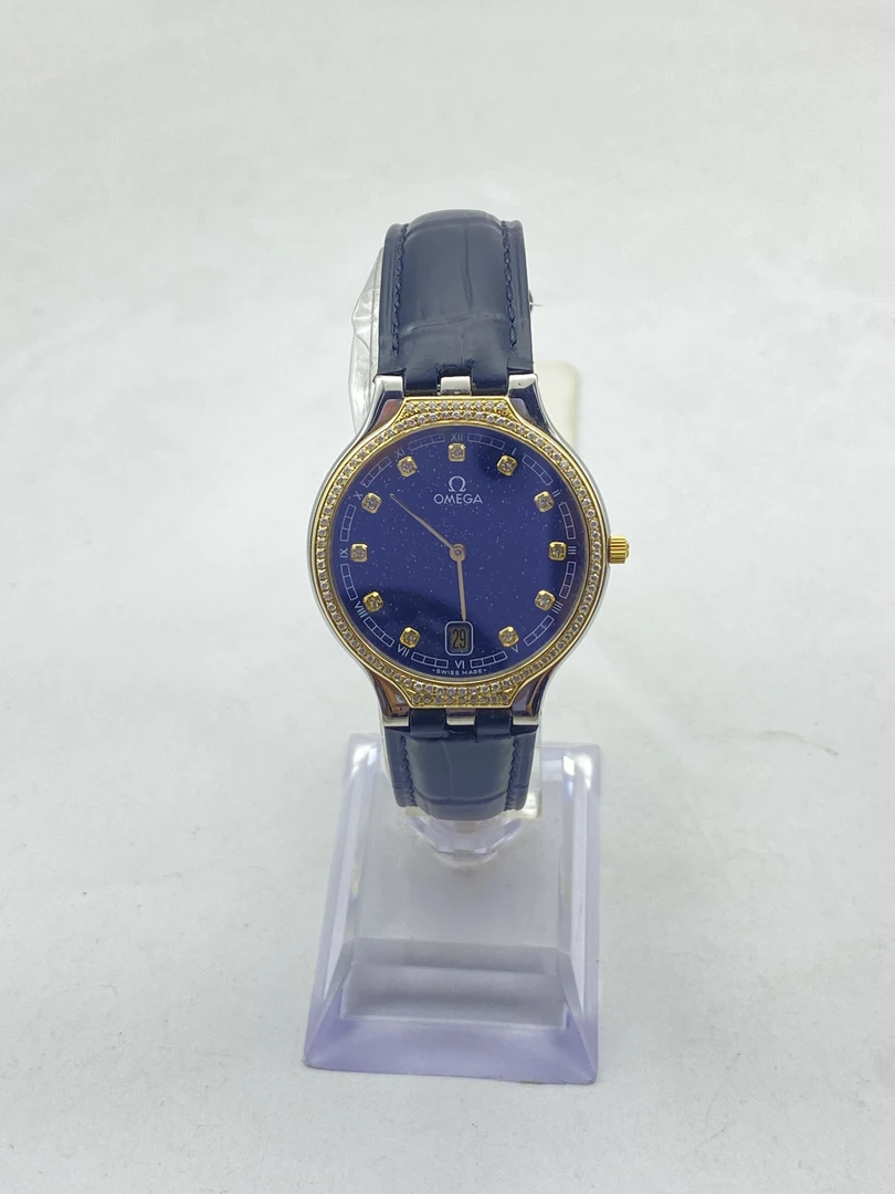 95新 Omega/欧米茄 碟飞系列/32MM/石英/后镶钻