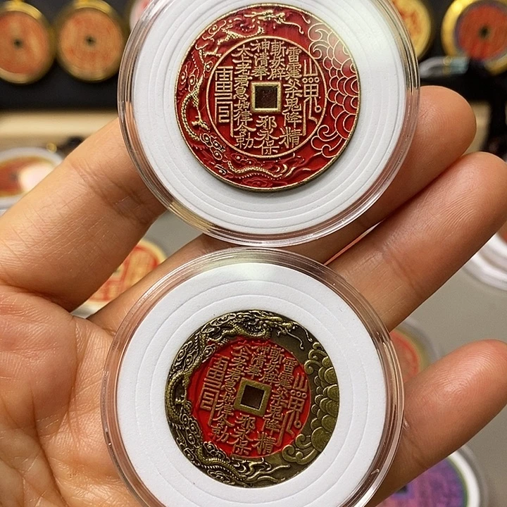 铜现代仿制工艺文创铜币