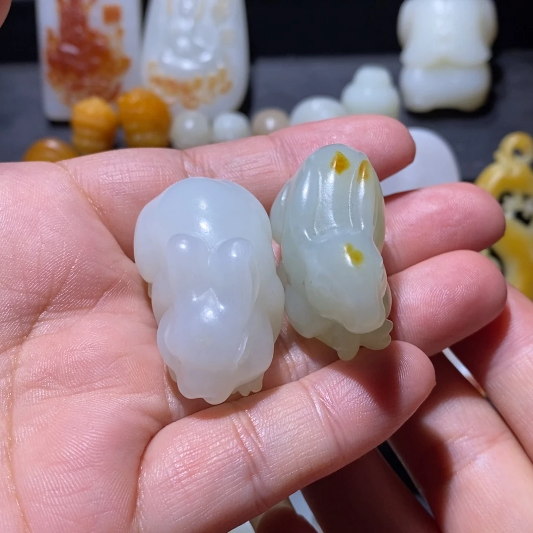 瘦***王和田玉未镶嵌颈饰