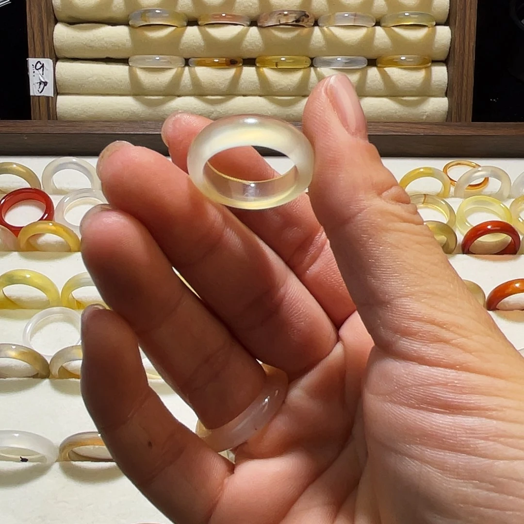 戒指未镶嵌玛瑙/玉髓4号港15