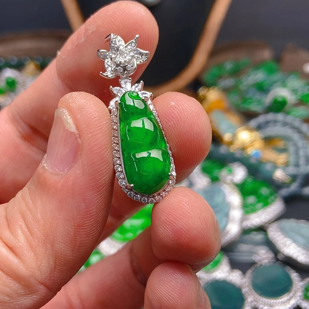 翡翠吊坠(不含链)未镶嵌425吊坠