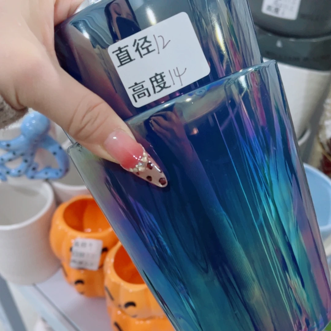 有孔，陶瓷花盆满10米包邮发货