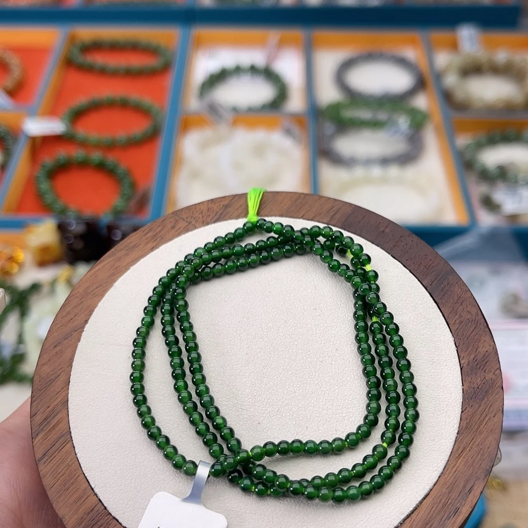 翡翠未镶嵌手串A40卡3