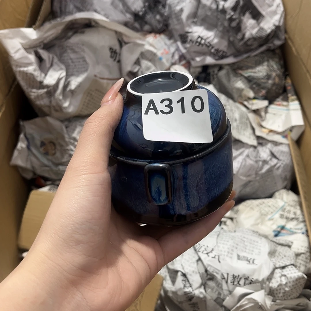 天***爸瓷片茶摆件工艺品摆件666
