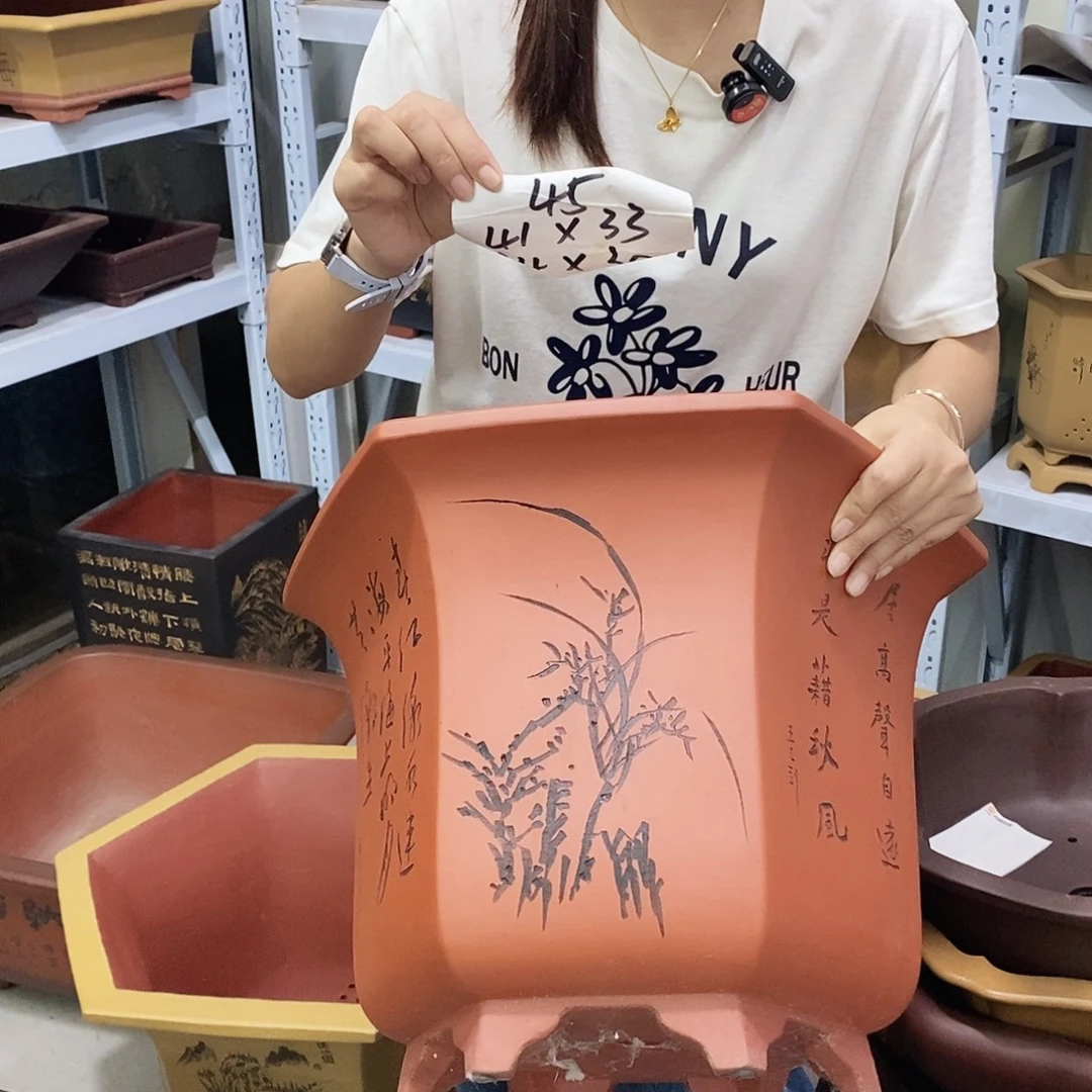 紫砂花盆紫砂花盆