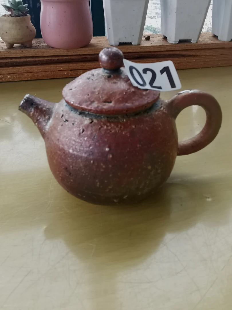 非金属 柴烧茶壶