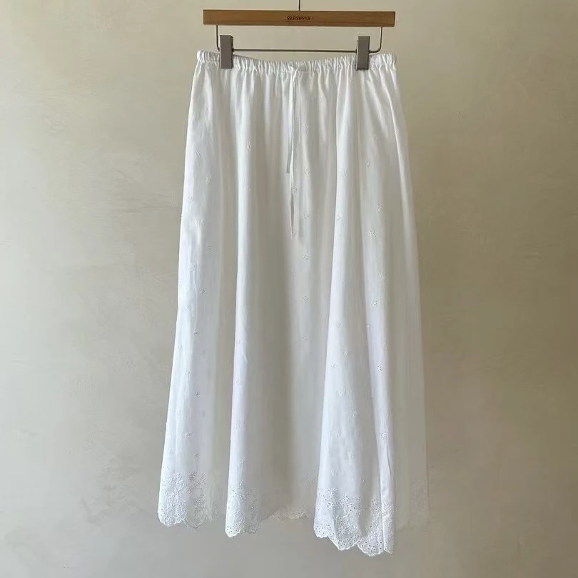 东大门正品 self仙女刺绣半裙（不支持退货）