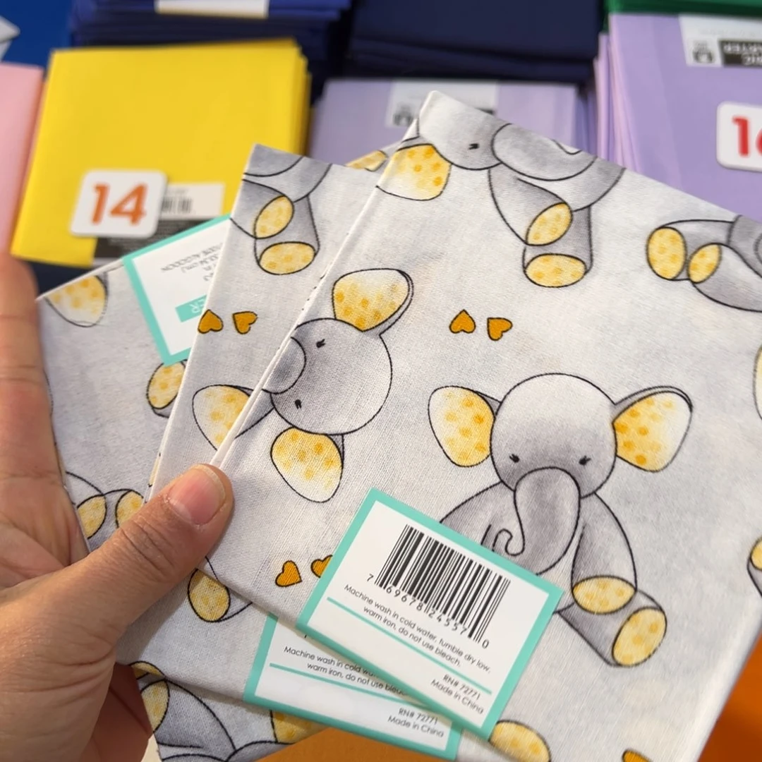 棉3片原单纯棉小布块45.50厘米一片