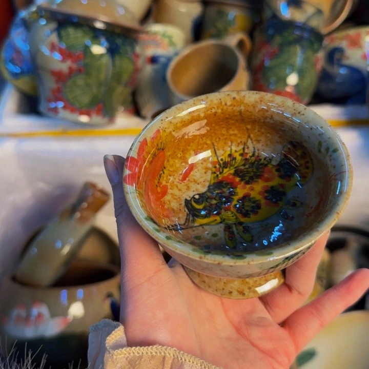 瓷片景德镇陶瓷手工手绘