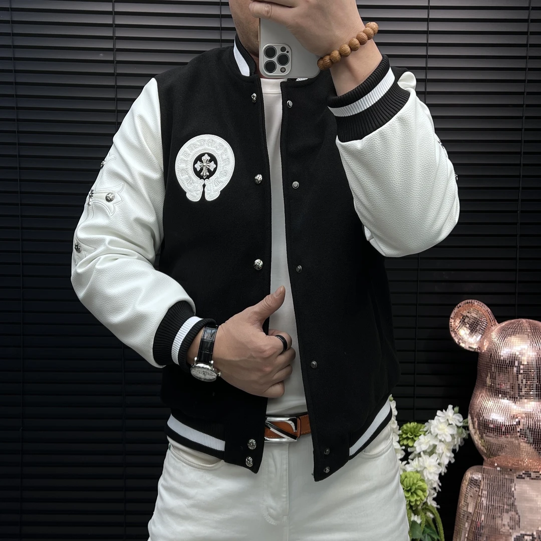 秋冬穿搭男士棉服夹克外套时尚潮流休闲百搭棒球领男士必备