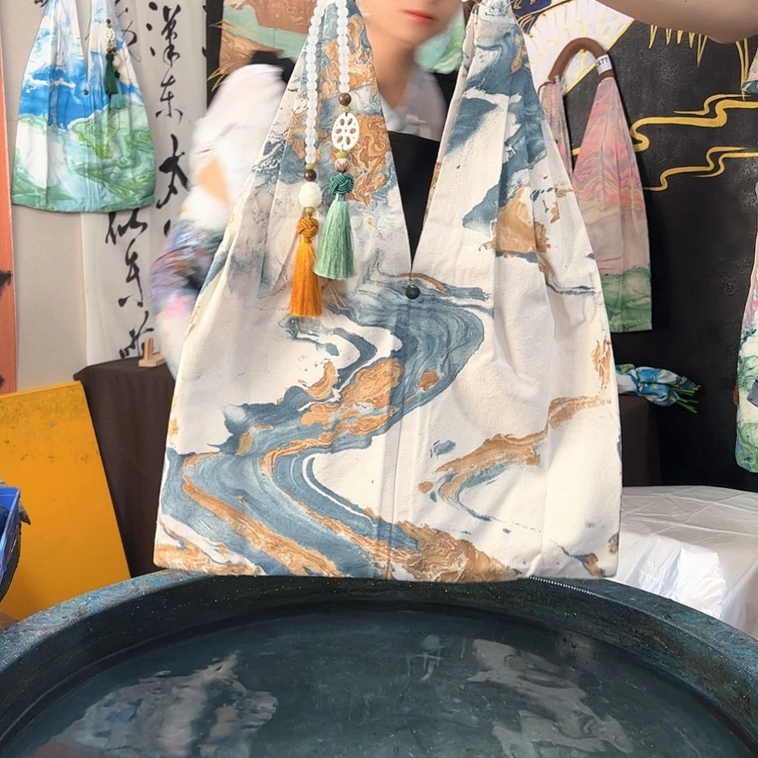 锦**℃576禅意包包浮游山海