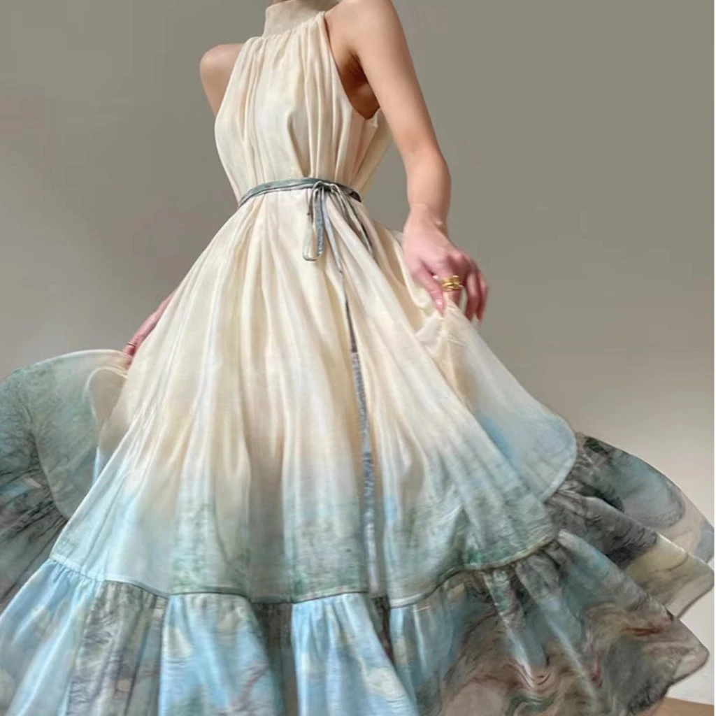 【千里江山图】连衣裙套装1217大裙摆