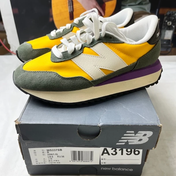 A3196 NEW BALANCE WS237SB 35码数运动鞋 直播微瑕疵 无售后