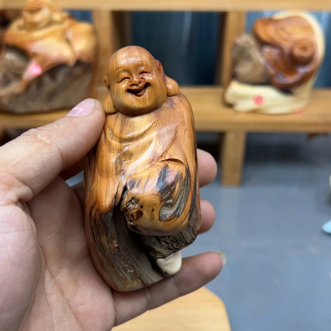 y***o木崖柏木摆件手把件