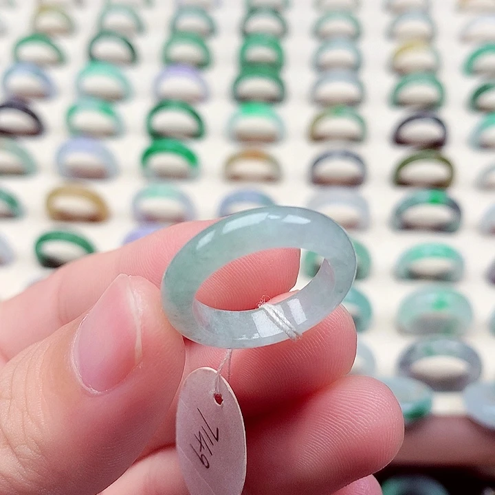 未镶嵌戒指翡翠15号