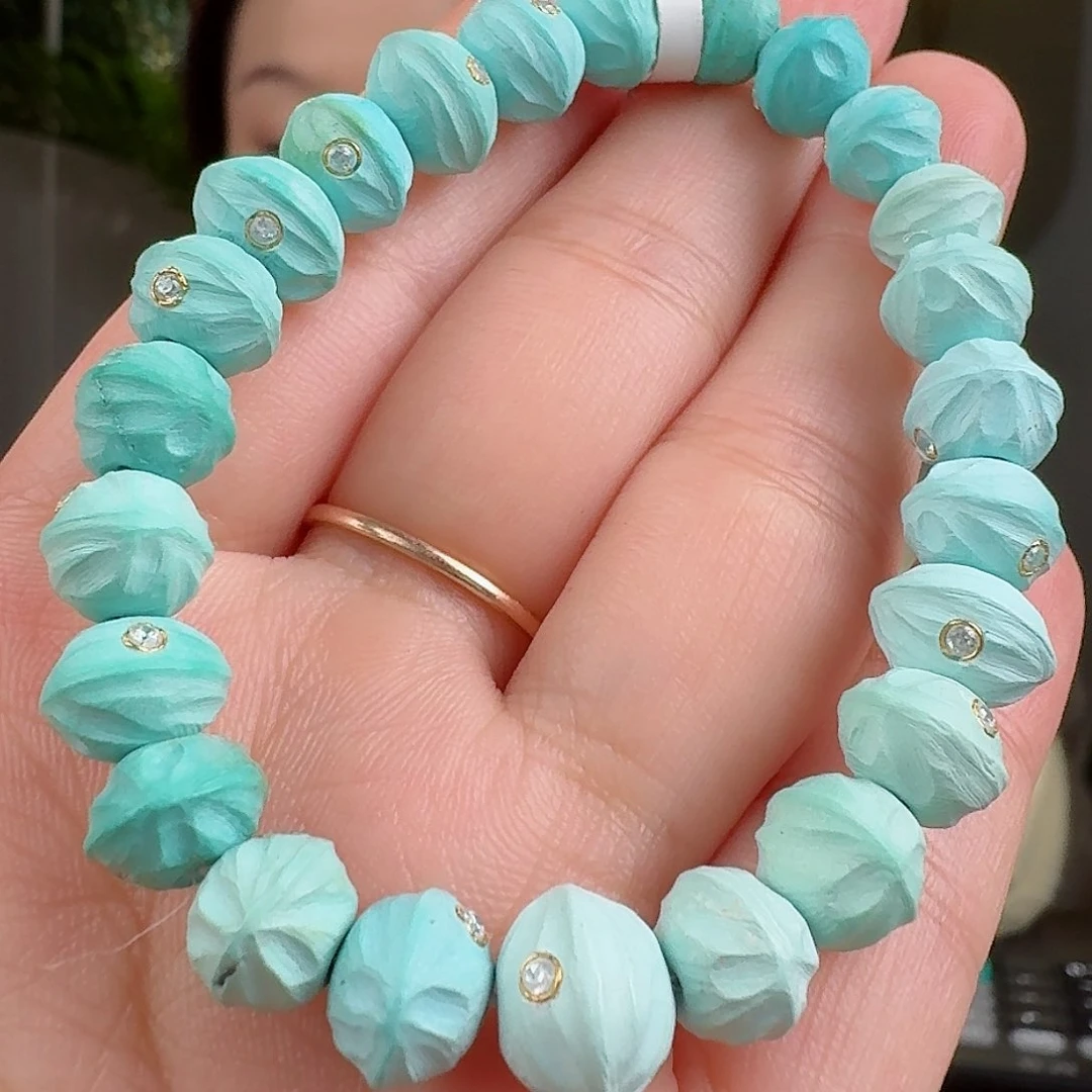 绿松石珠宝奇石未镶嵌