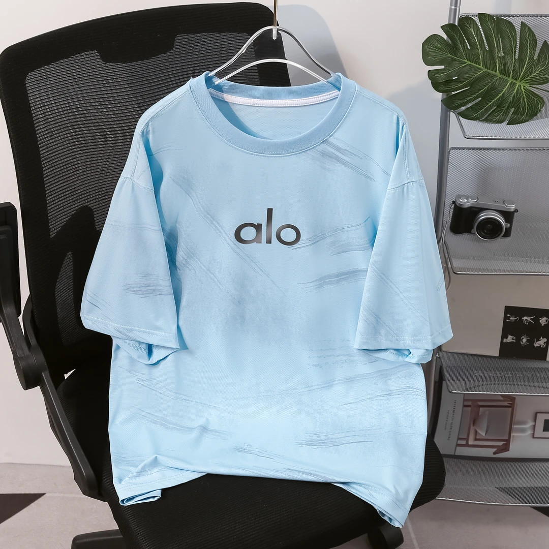 夏季短袖男刺秀圆领速干字母T恤宽松休闲夏装Q249-250