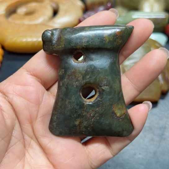 吊坠白玉菩提把件