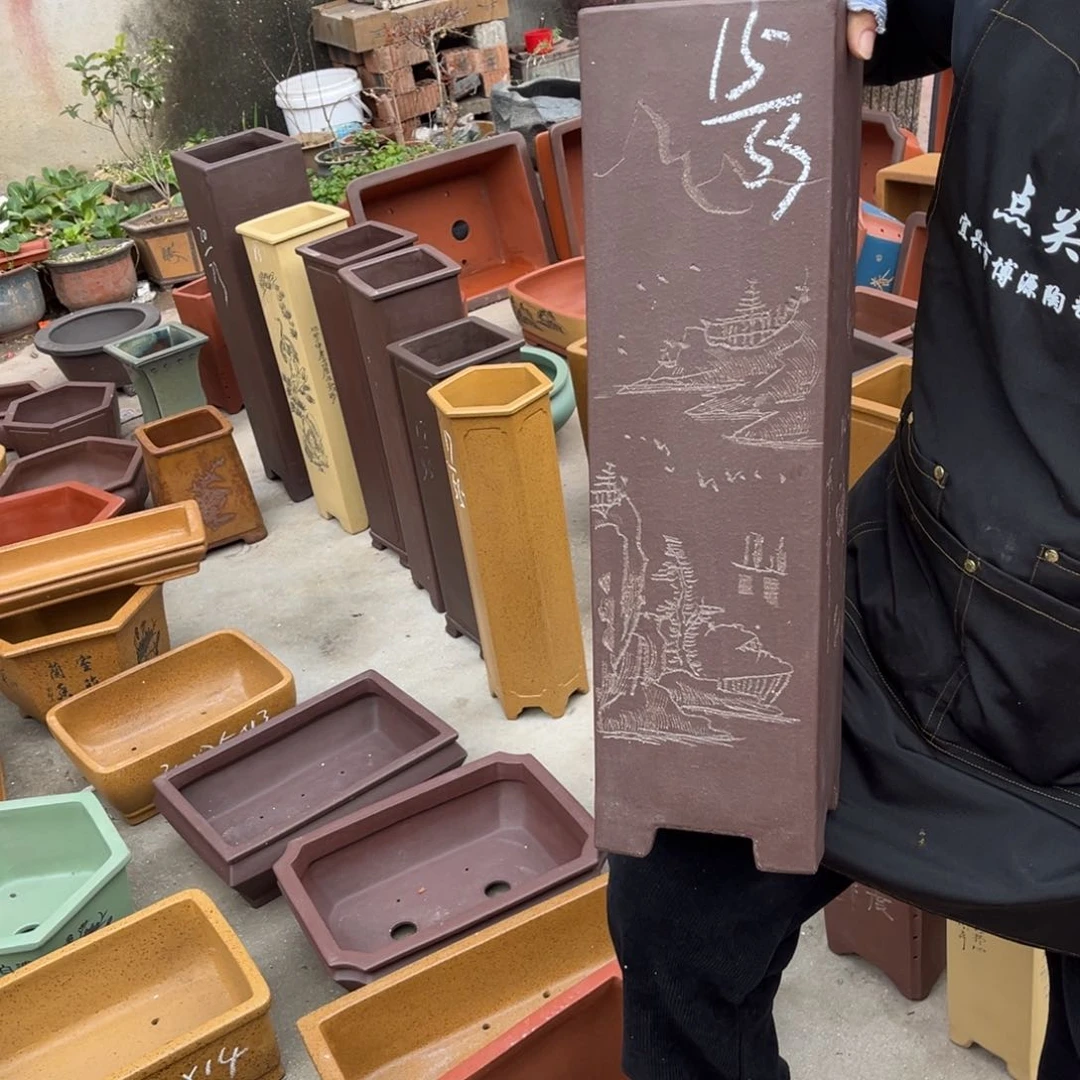 紫砂花盆盆景艺术