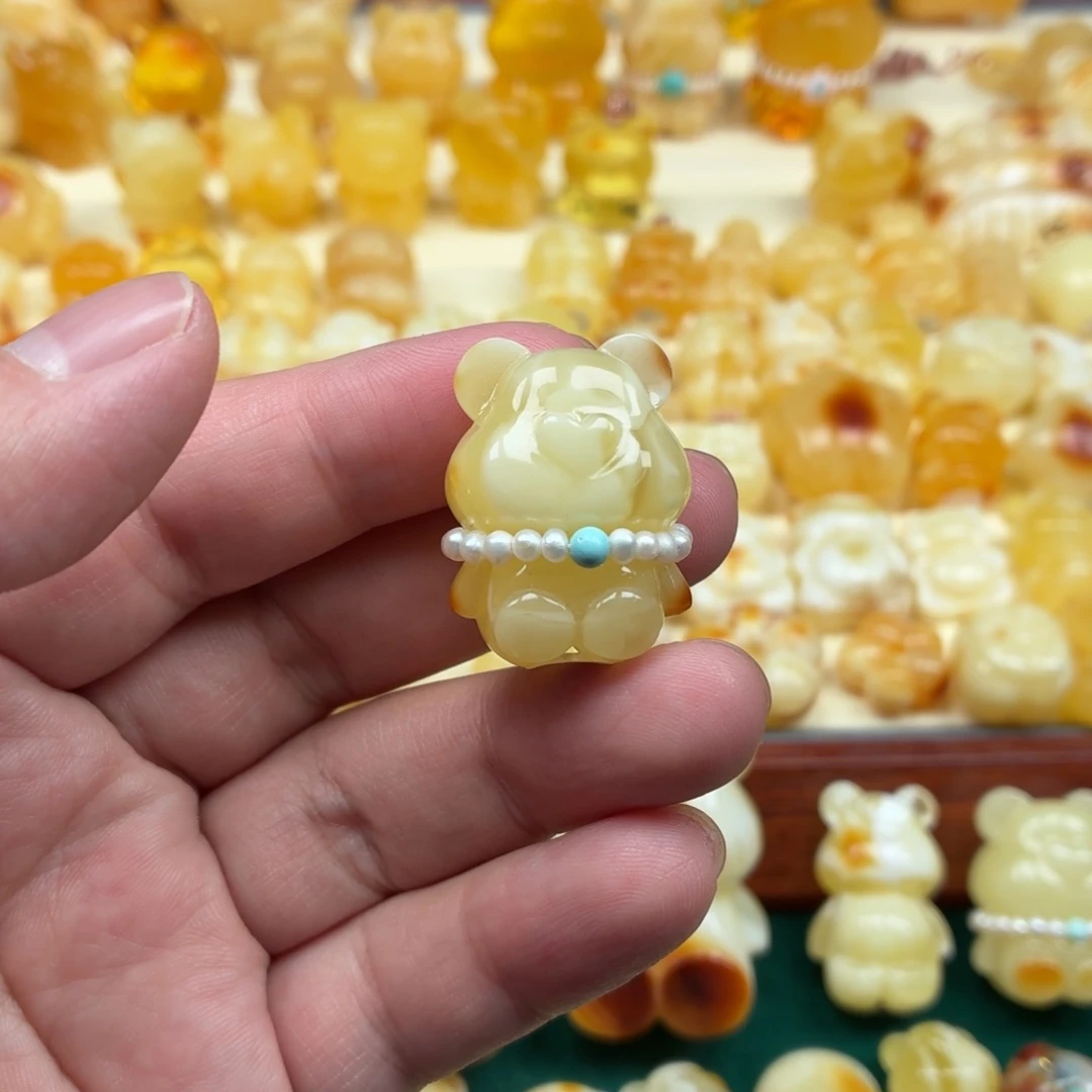 琥珀未镶嵌裸石蜜蜡