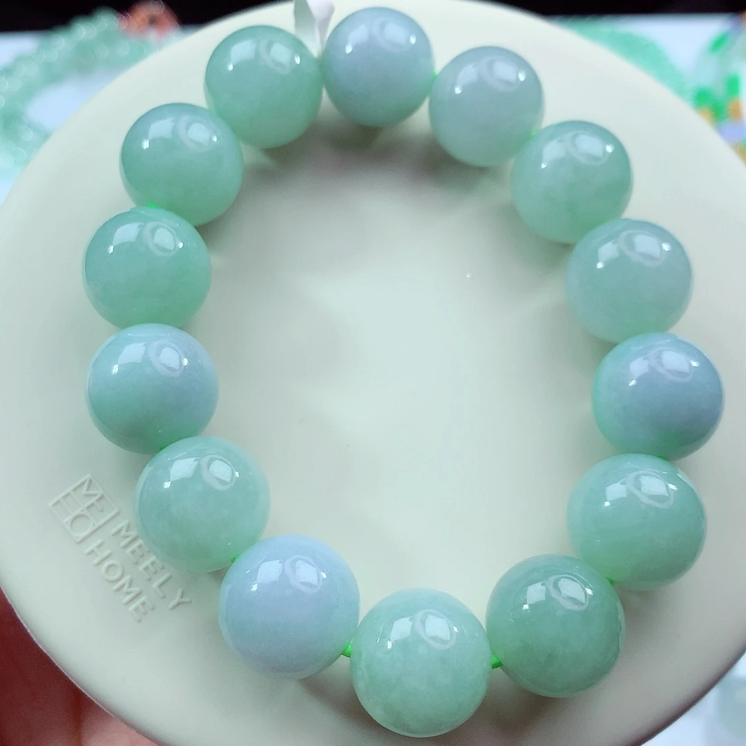 翡翠未镶嵌手链卡15