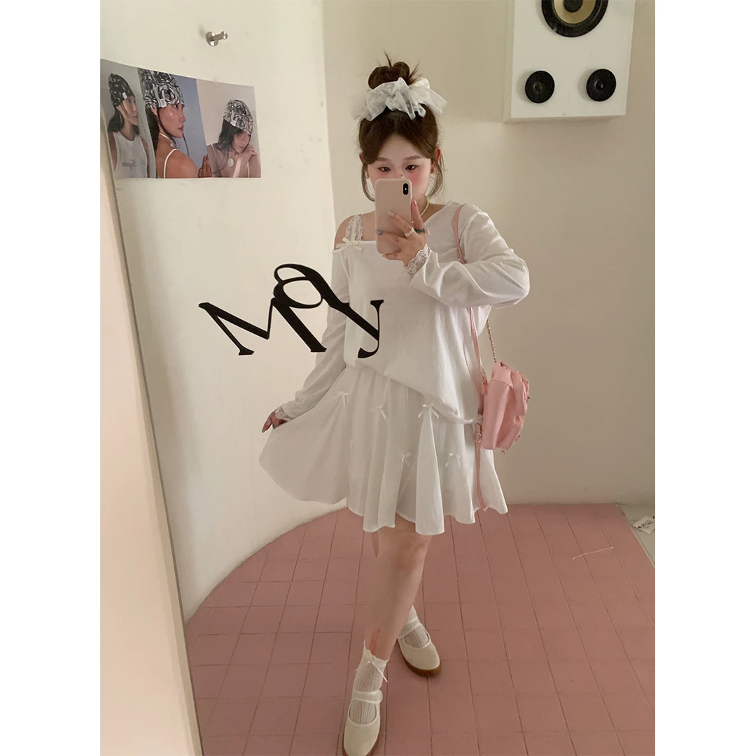 徐达布【俏妙身姿】大码白色半身裙女宽松夏季a字裙B31658C51