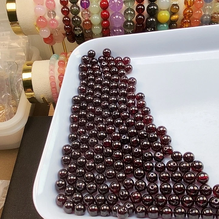未镶嵌卡6.5石榴石30玛瑙/玉髓