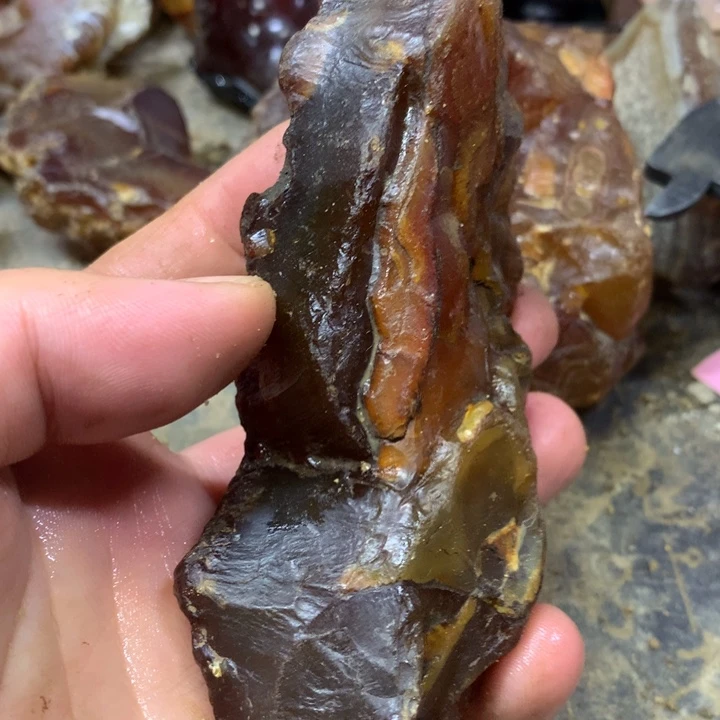 玛瑙/玉髓未镶嵌原石白*