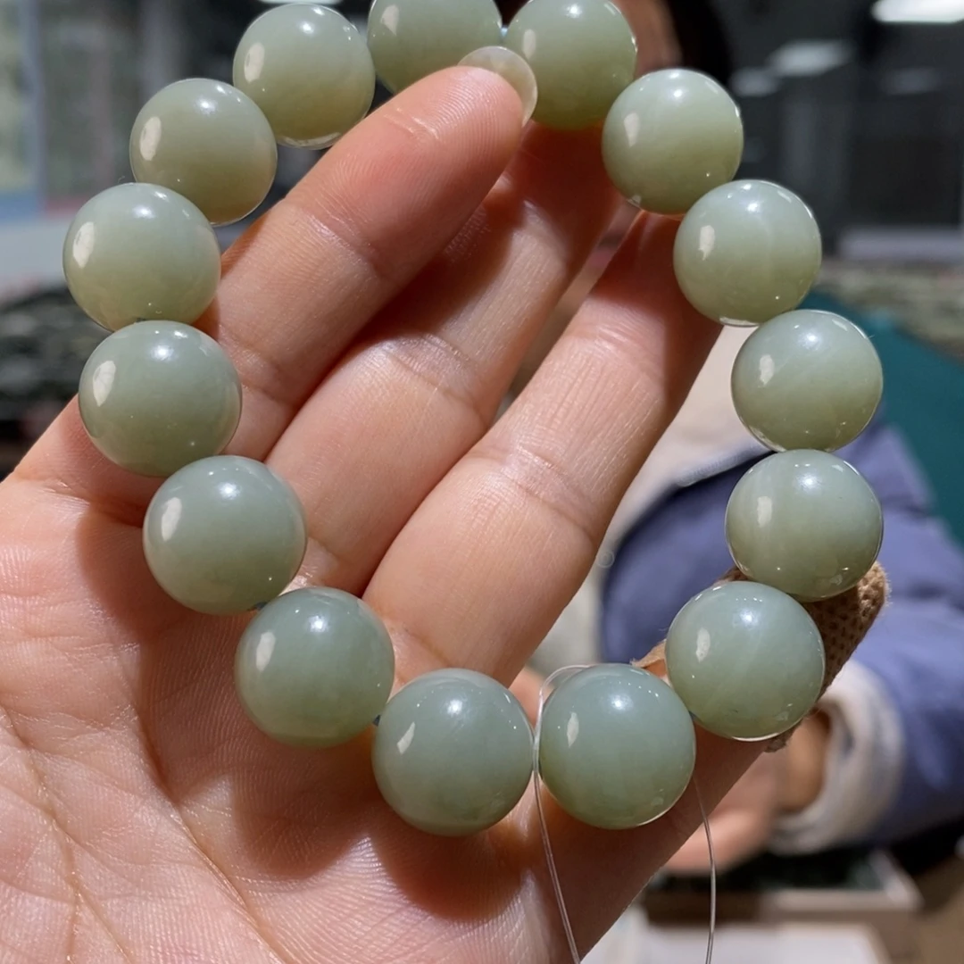 和田玉未镶嵌手链