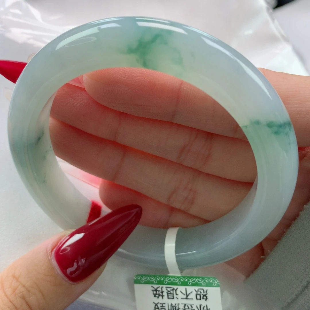 未镶嵌手镯翡翠缅甸天然翡翠A货55.7