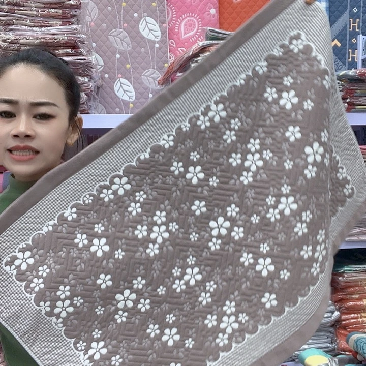 棉咖色雪花纯棉面料