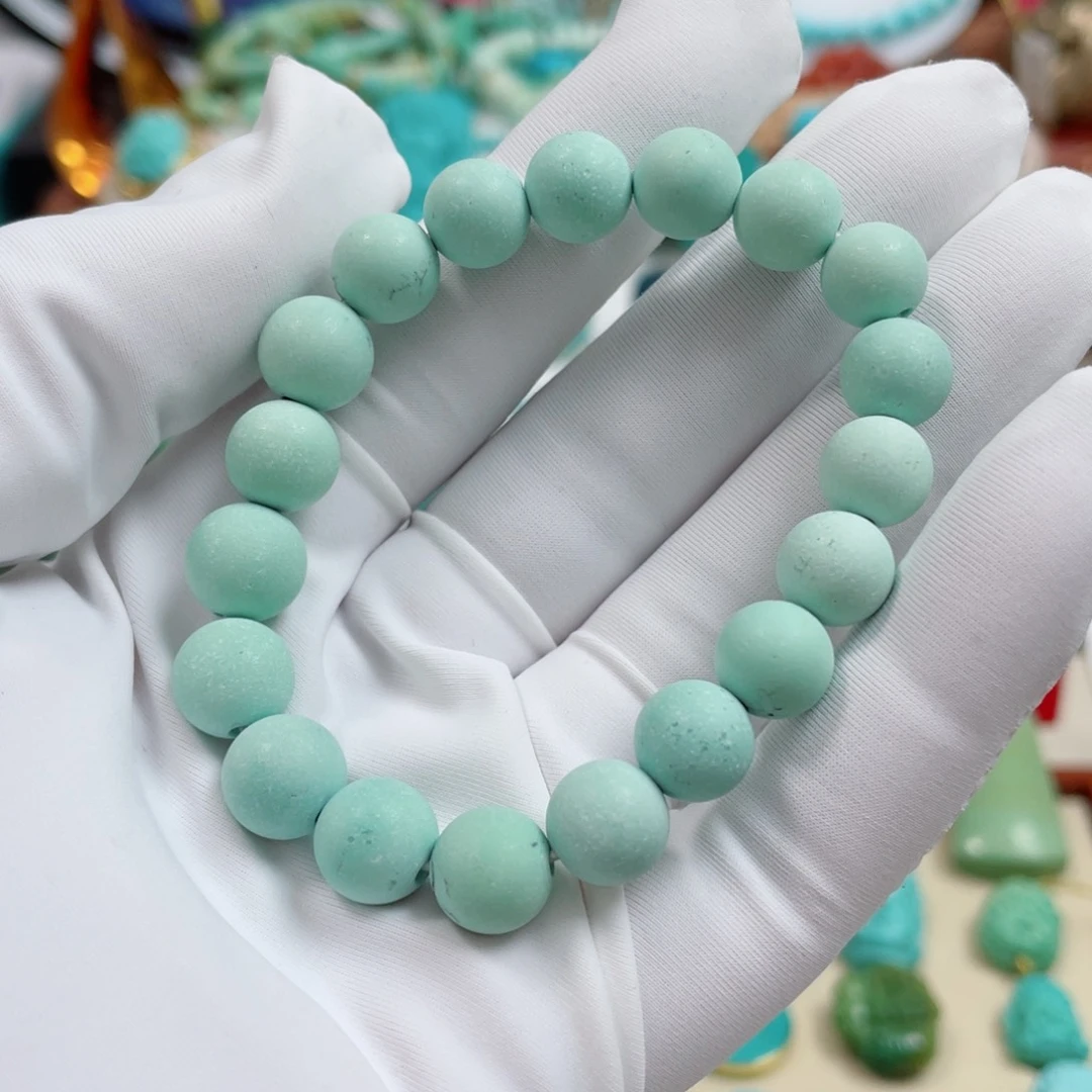 花***野绿松石未镶嵌珠宝奇石