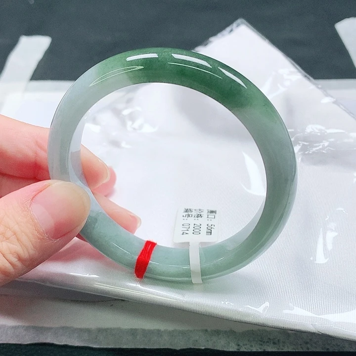 翡翠未镶嵌手镯手镯56