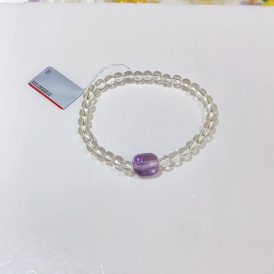 水晶手串未镶嵌白水晶