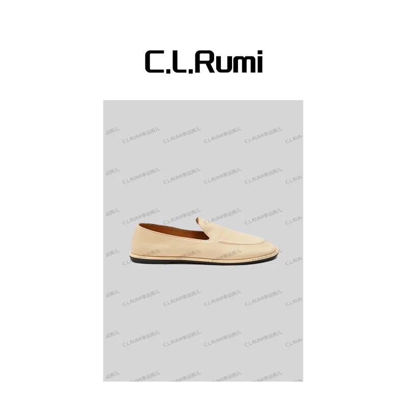 【Rumi小店】“T*W”25夏羊皮一脚蹬软糯透气百搭舒适单鞋皮鞋7058pj