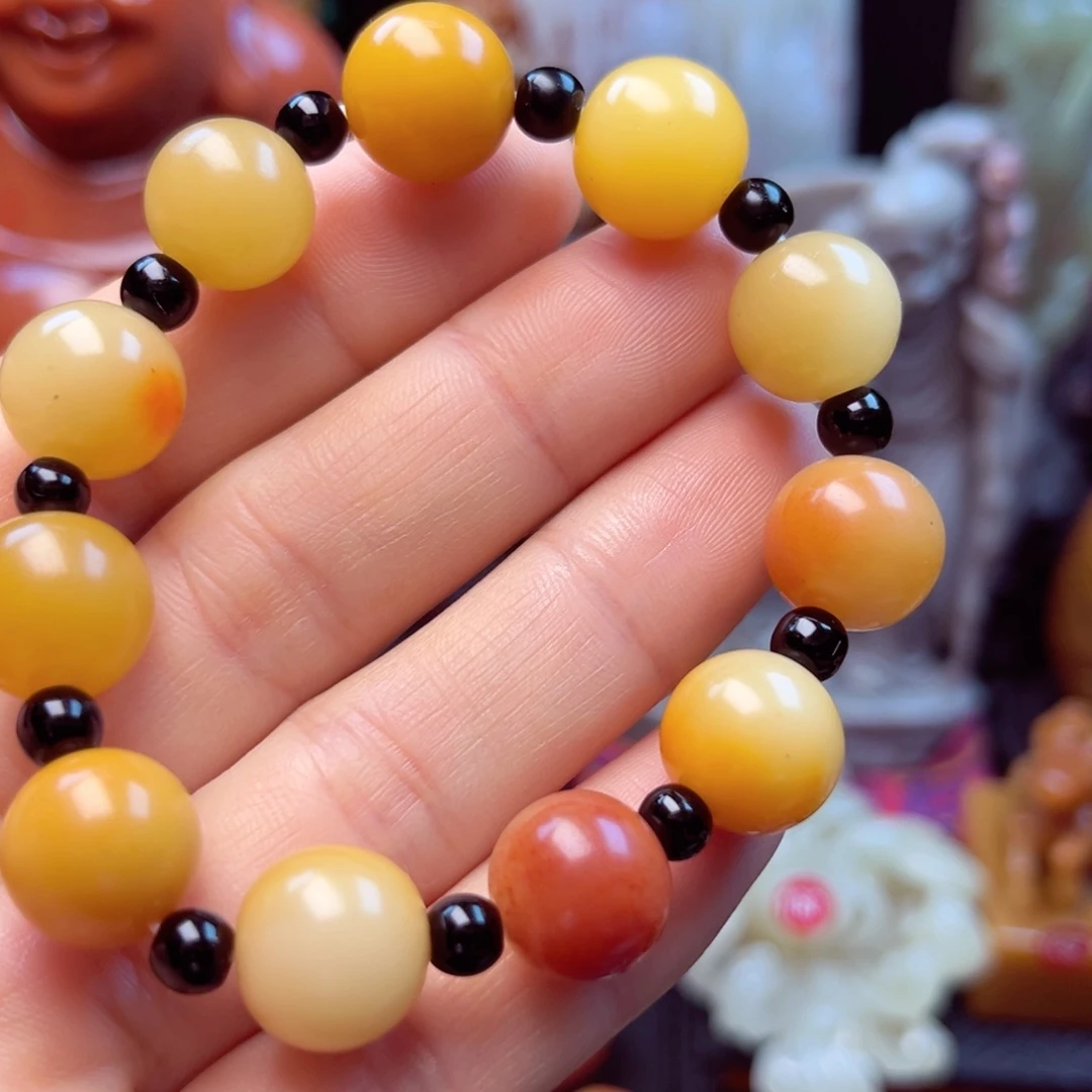 寿山石芙蓉石手链