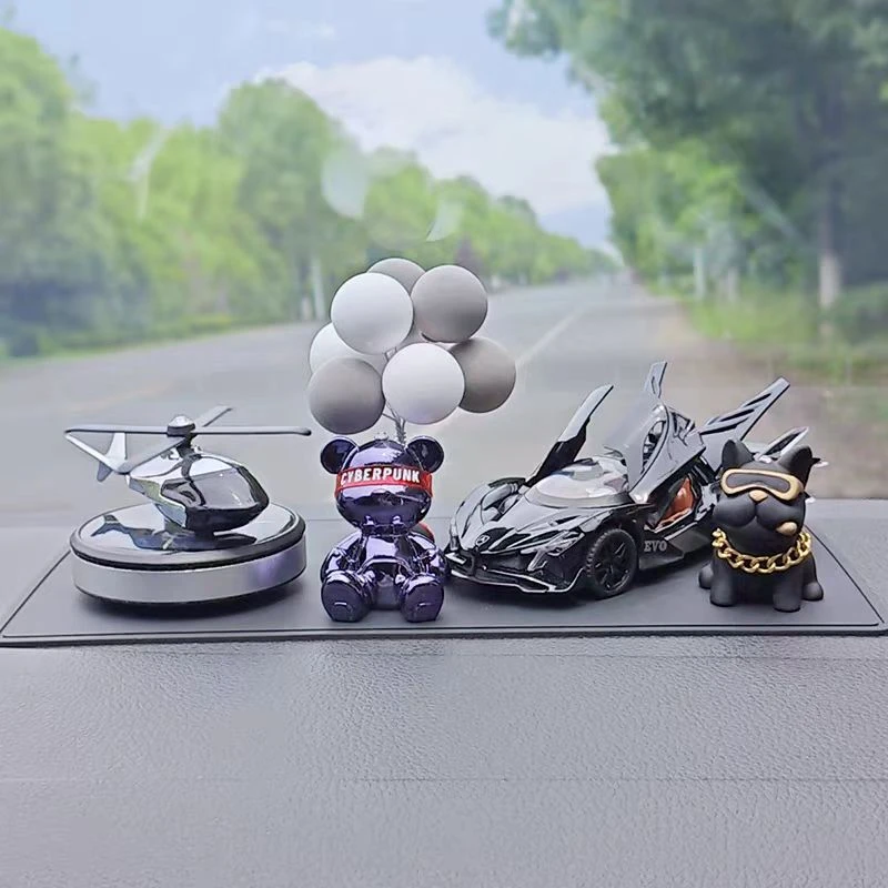 阿波罗车模型车内香薰汽车中控台除异味高级感太阳能飞机摆件装饰