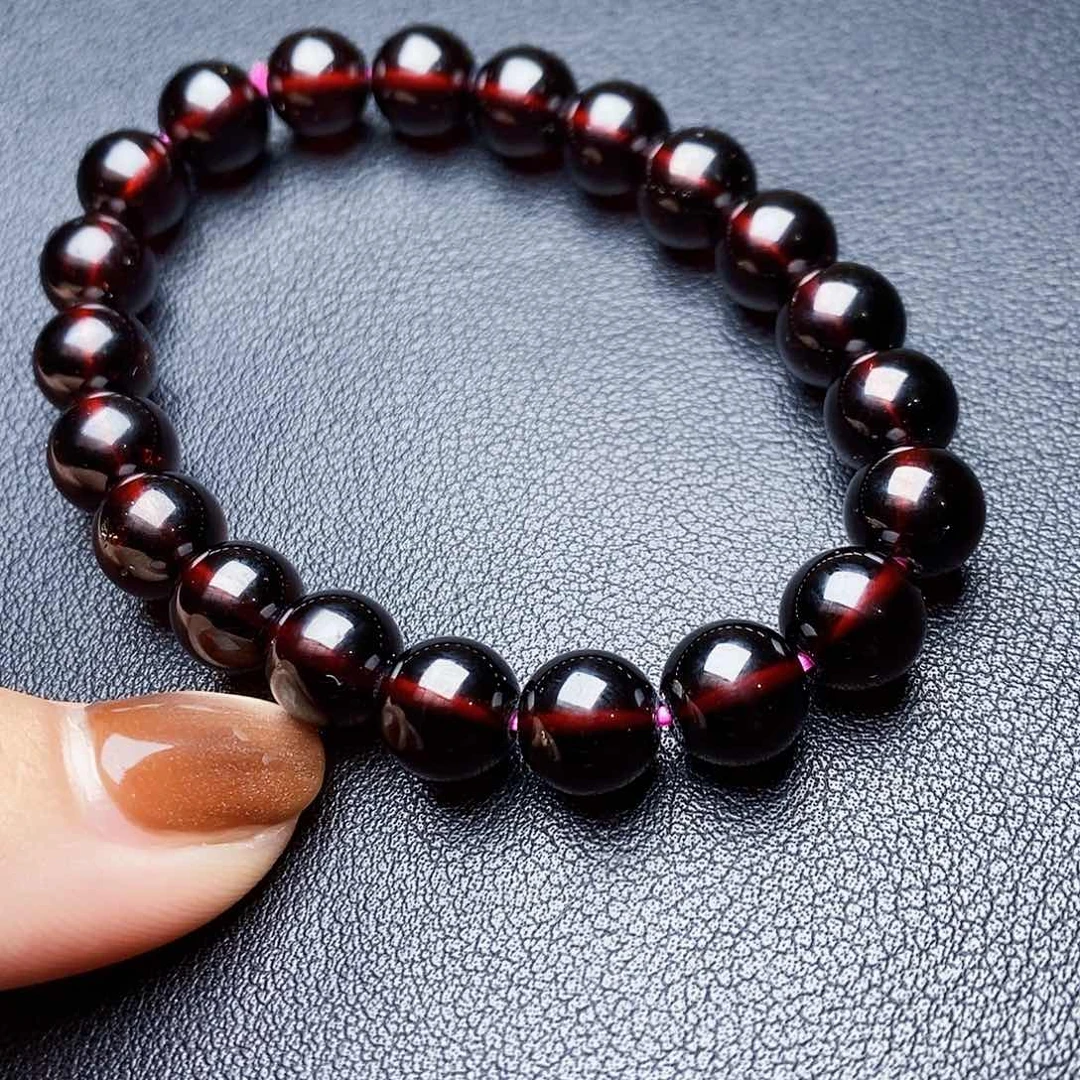 未镶嵌手链石榴石9单