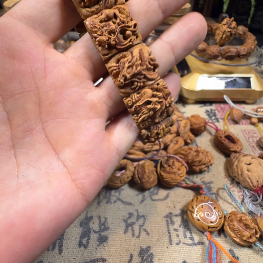 ༺***༻手串/手链核桃桃核龙手牌3