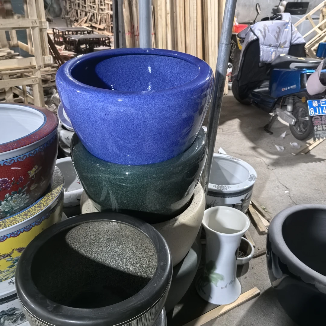 微瑕直径50高度34陶瓷缸