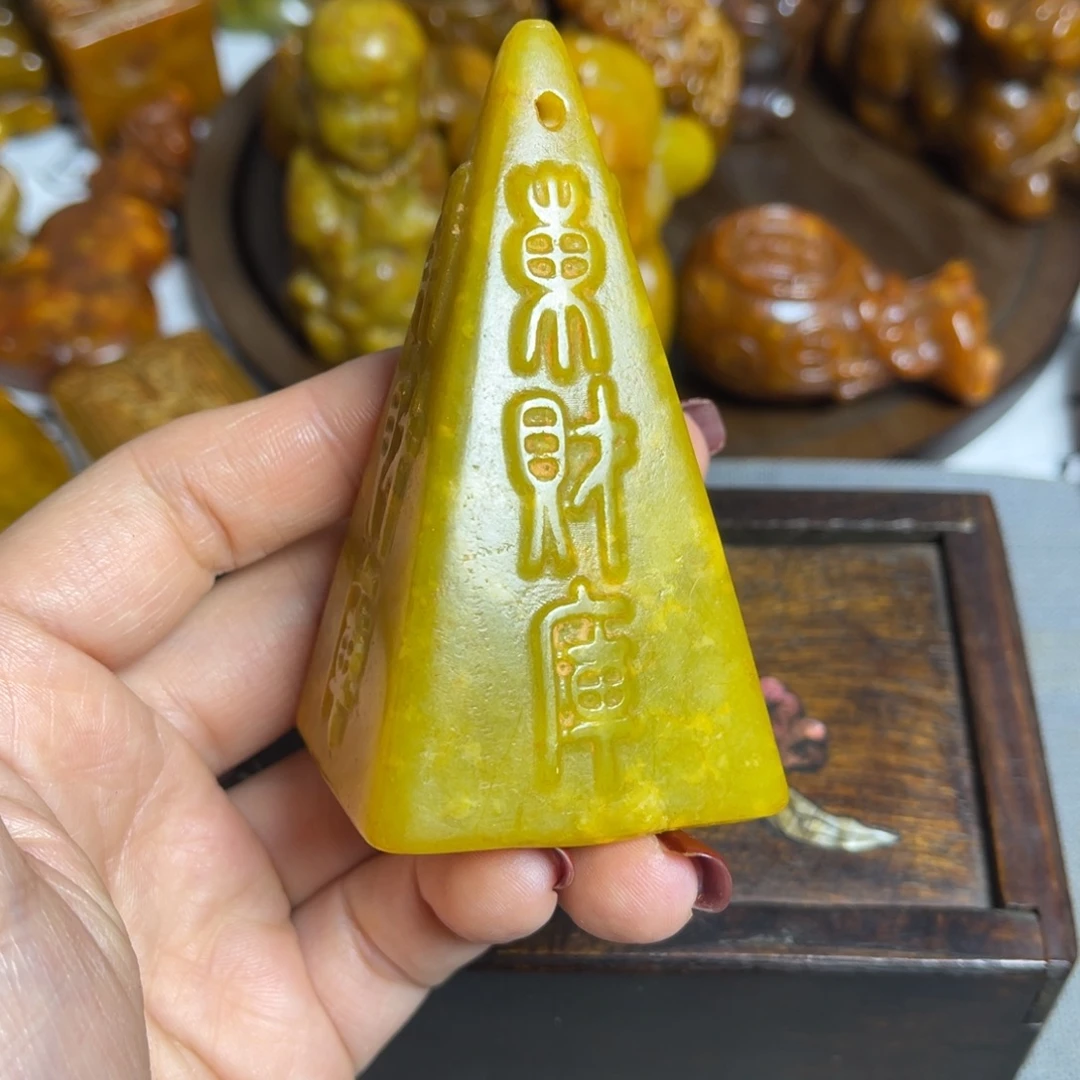 蛇纹石玉合金颈饰