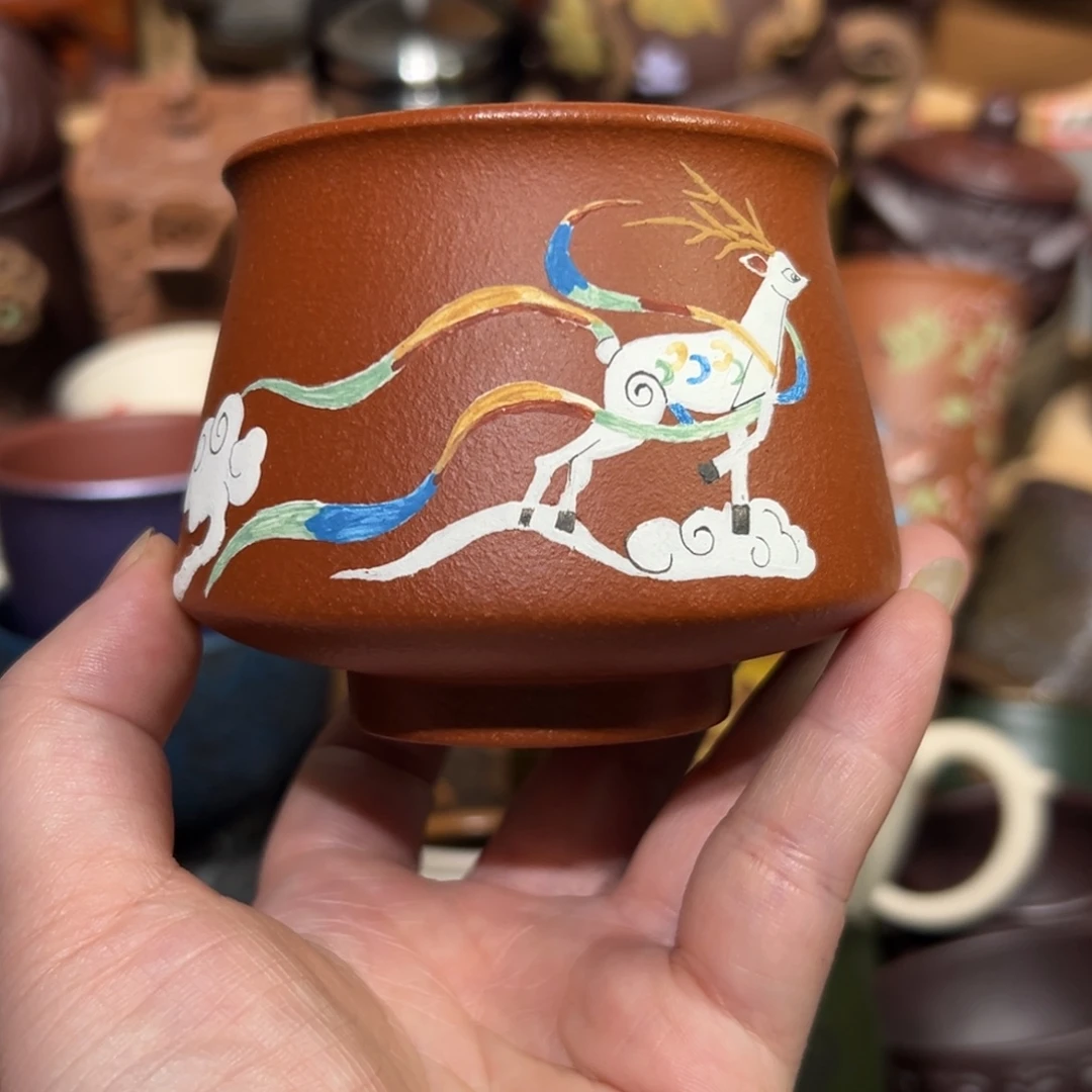 茶杯紫砂宜兴紫砂主人杯