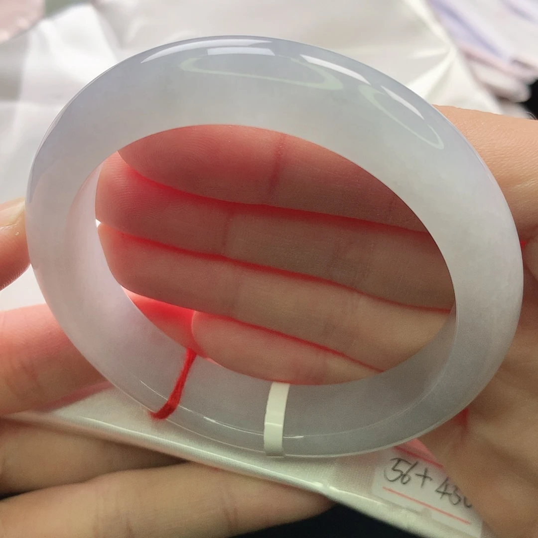 翡翠未镶嵌手镯缅甸56.5完美