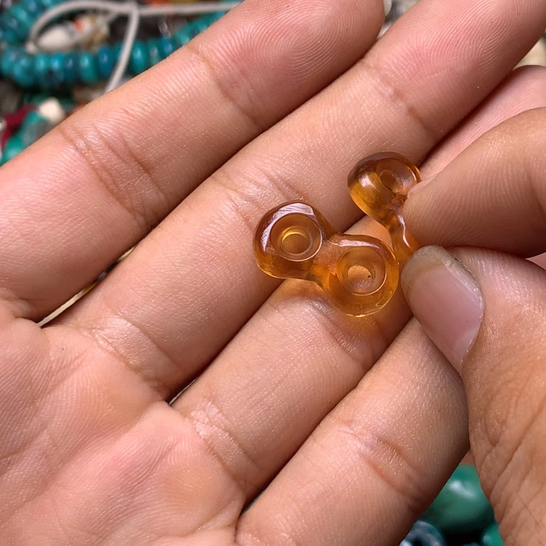 琉璃颈饰藏传小元素