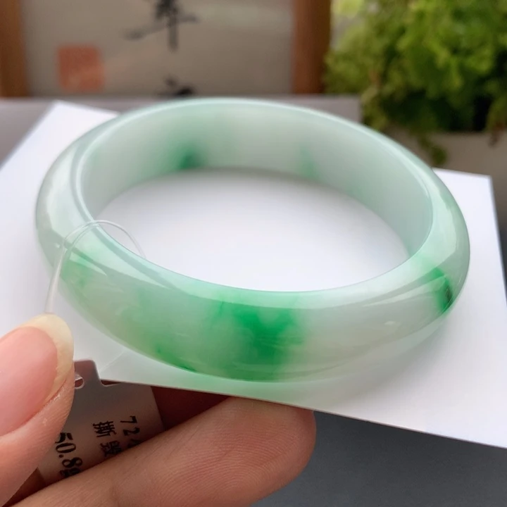 翡翠未镶嵌手镯翡翠手镯53+
