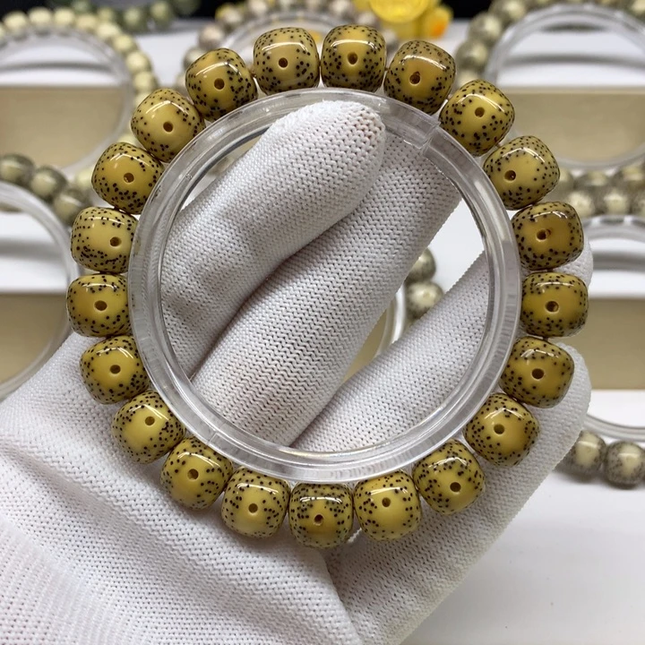 星月菩提手串20号黄金瞳大眼睛鸡油黄11.3/10.3