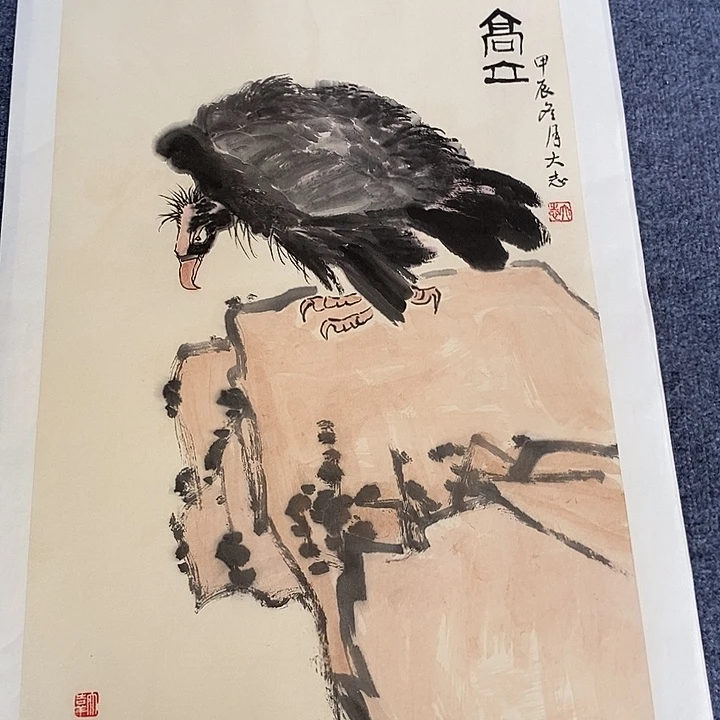 国画纯手绘写意画作45*68