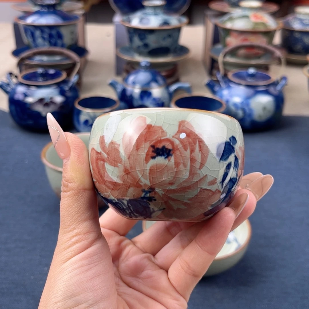 杯景德镇手绘手工茶具