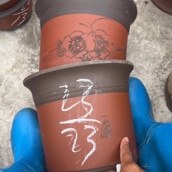 紫砂花盆紫砂的颜色