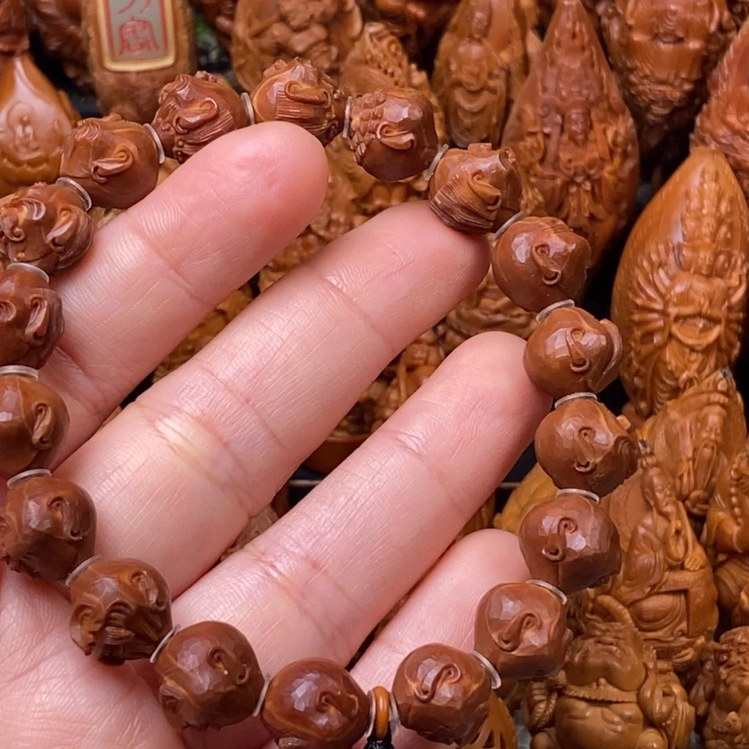 坚***实手串/手链橄榄核核雕